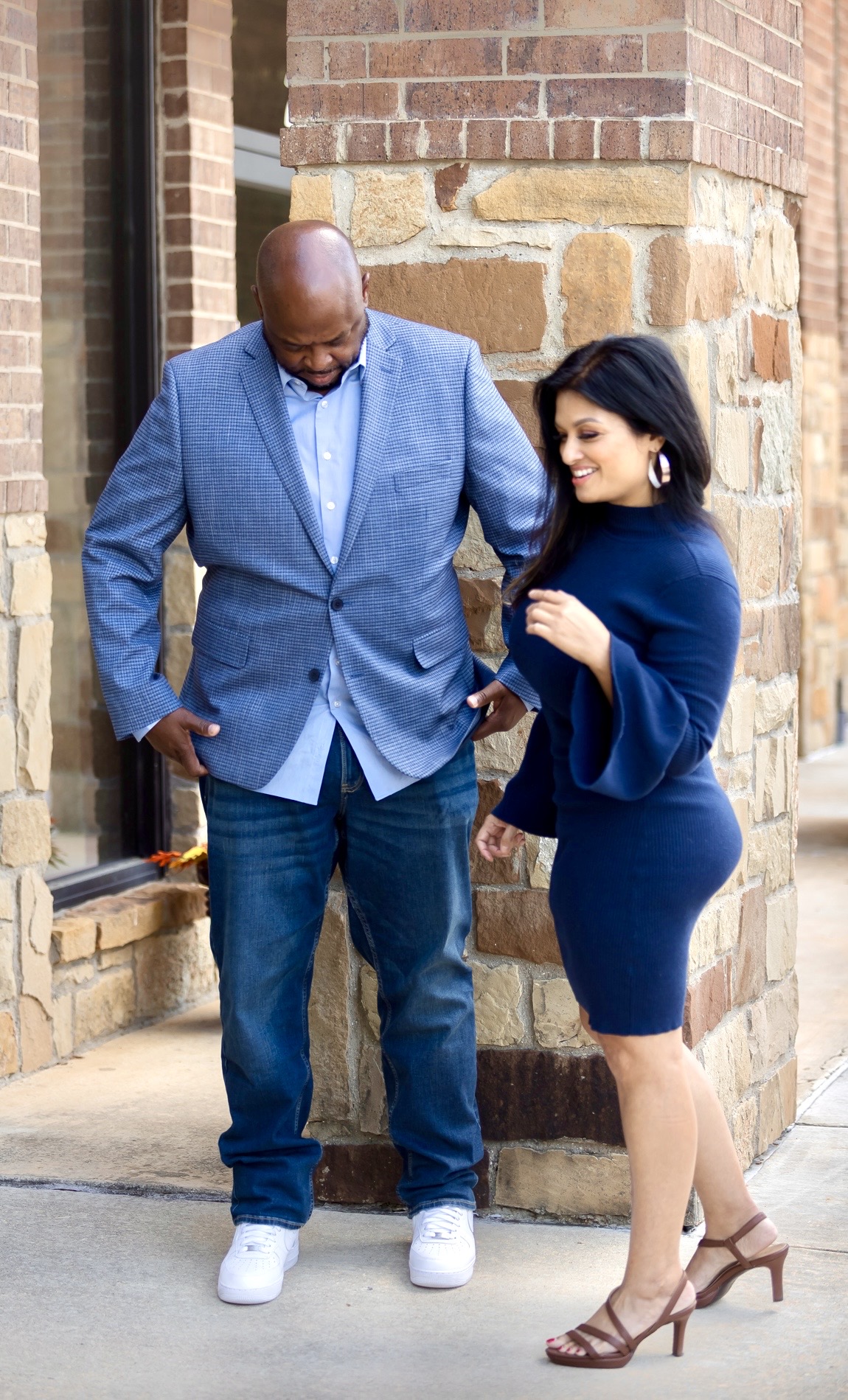 Natalie and Ty — candid portrait